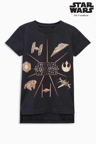 Black Star Wars T-Shirt (3-14yrs)